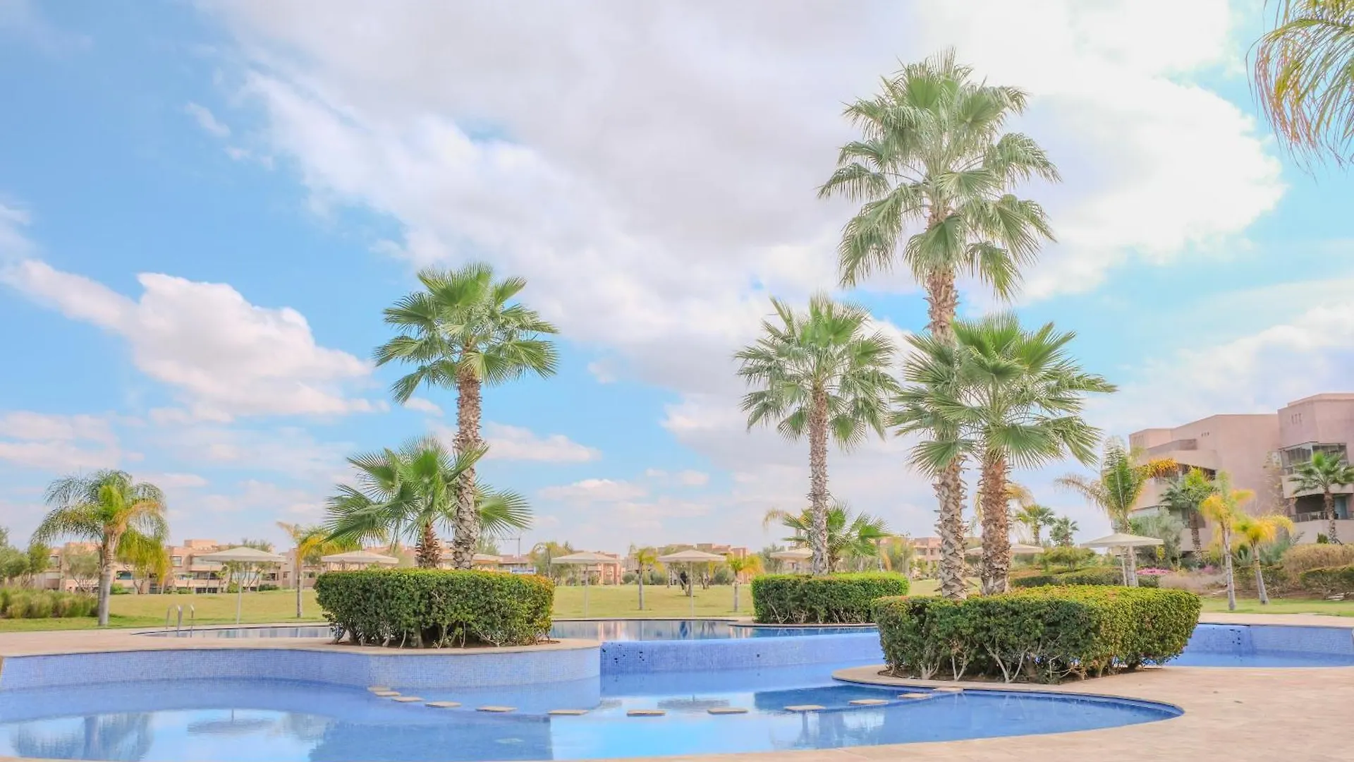 마라케시 Luxury 2Bd In Prestigia Jade With Pool And Golf View 아파트 모로코